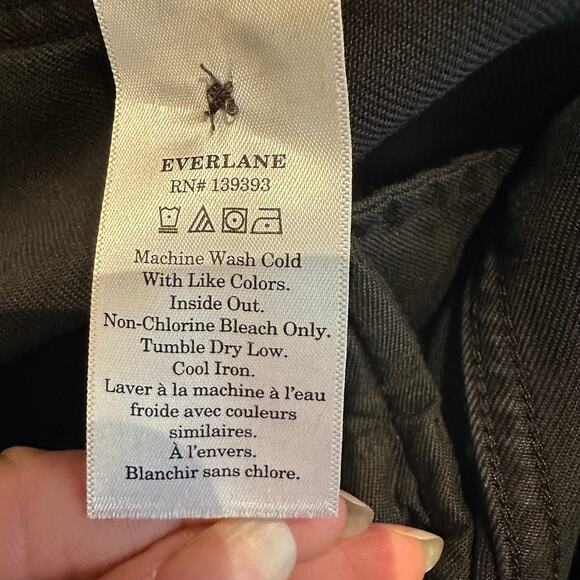 Everlane Size 16 Black Pants Comfy Casual Office Professional Everyday Capsule - Picture 5 of 8